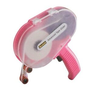 3M SCOTCH Advanced Tape Glider Pink Double Sided Tape Applicator ATG Gun 1/4"